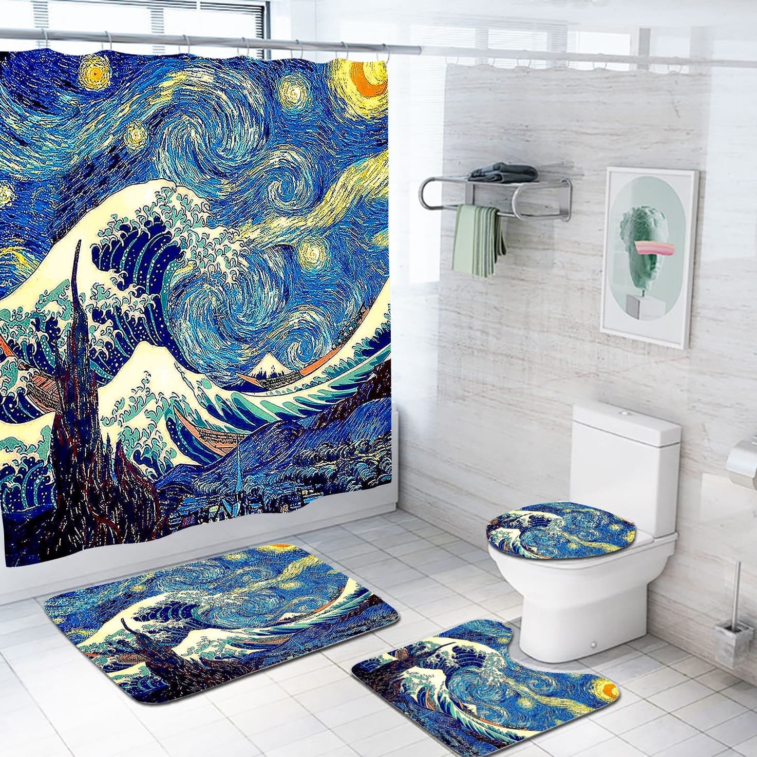 SET 4 PIEZAS PINTURA
