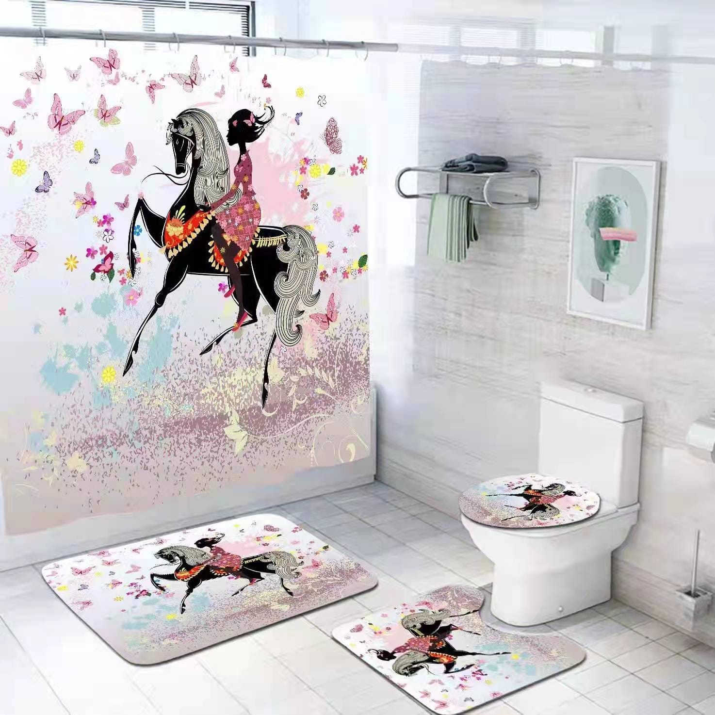 SET 4 PIEZAS CABALLO