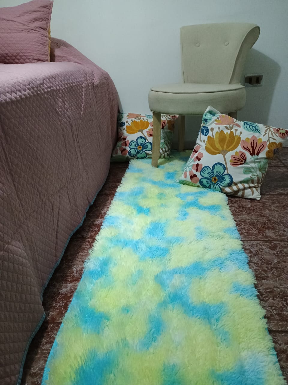 PASILLERA AMARILLA CON AZUL 180X50