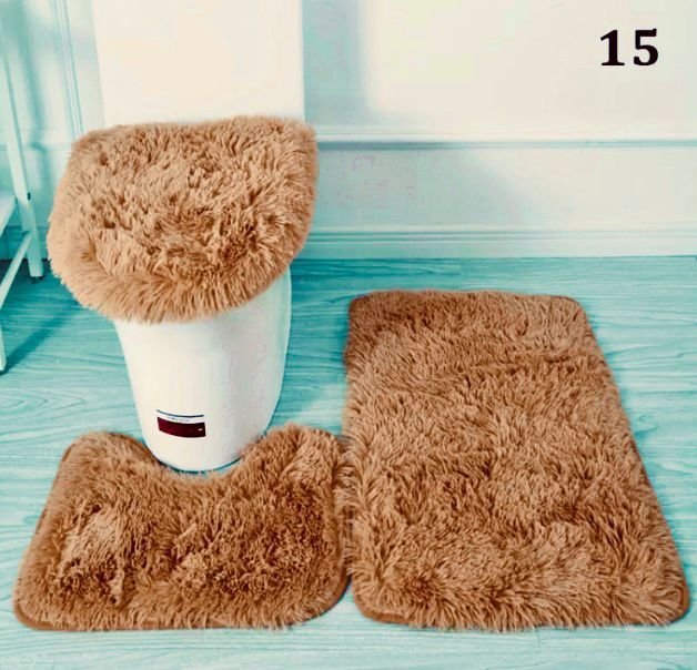 SET DE BAÑO- CAFE CLARO