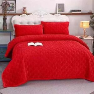 ROJO PLAZA Y MEDIA QUILT